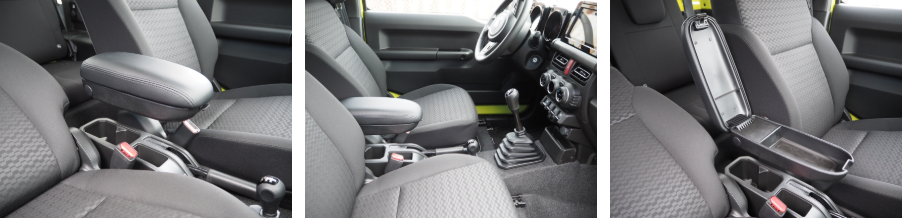NATWEE Automobile Arm Rest Compatible With Suzuki For Jimny JB74 2023 2022  2021 2020 2019 2018 2017 Car Accessories 3USB Center Console Armrest  Storage Box (Color : 1) : : Automotive
